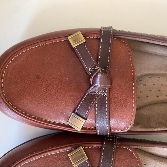 Natural Soul by Naturalizer Gracee Loafer Shoes Woman 11M Brown Preppy Comfort - Picture 3 of 11
